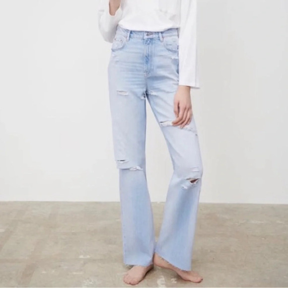 Zara the ‘90s full length jeans size 4 - Picture 1 of 6